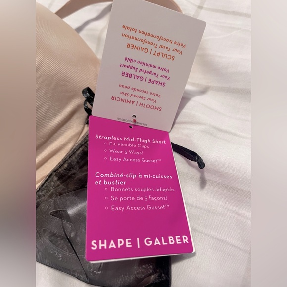 SPANXshape™ Suit Your Fancy Strapless Cupped Mid-Thigh Bodysuit - Picture 12 of 14